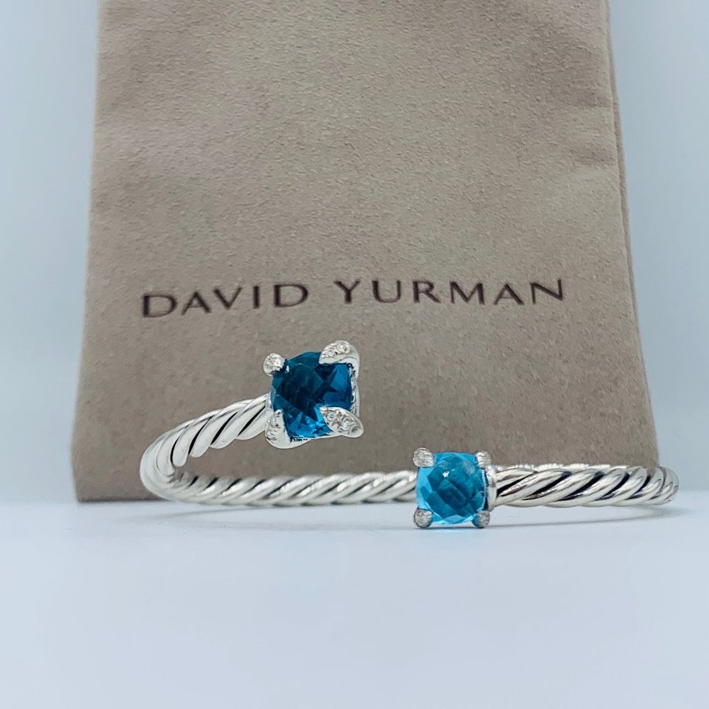 David Yurman Chatelaine Blue Topaz Bracelet